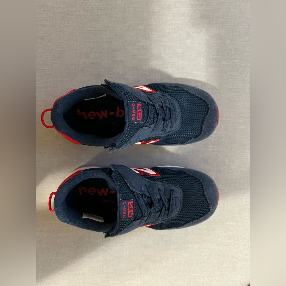 New Balance Kids' Sneakers in Navy and Red